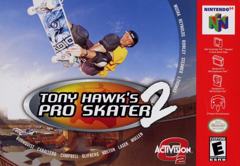 Best N64 Games - Tony Hawks Pro Skater 2