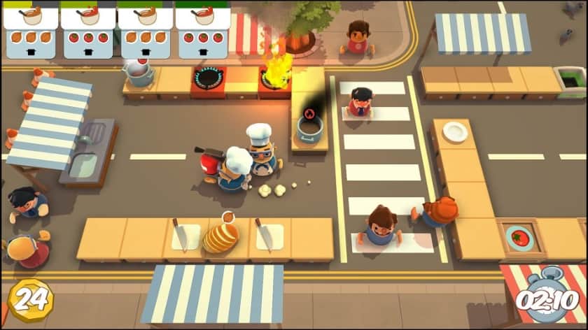 Best Split Screen Xbox One Games - Overcooked