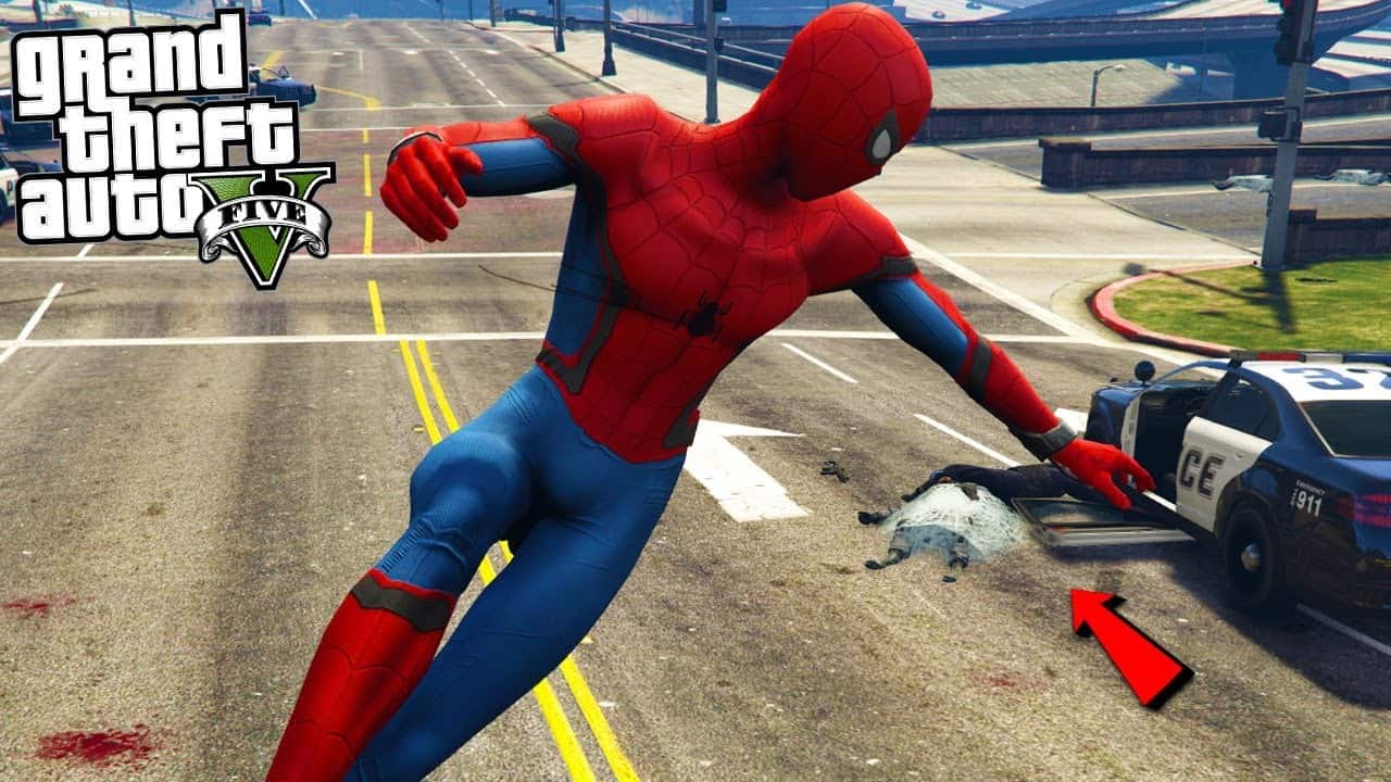 Best GTA 5 Mods - Spider-Man