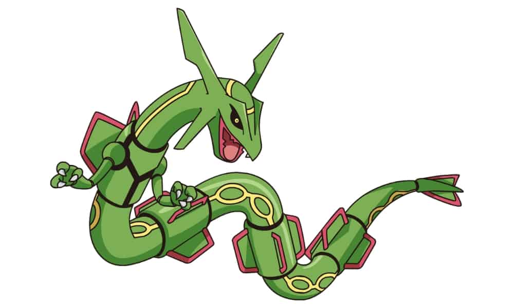 Best Snake Pokemon - Rayquaza