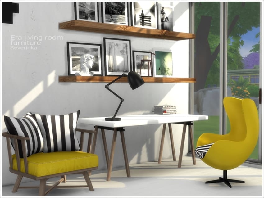 Best Sims 4 Furniture Mods & CC Packs - Era Living Room