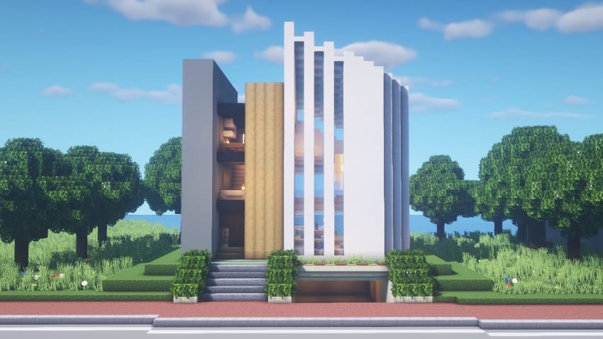 Best Minecraft House Ideas - Modern City House