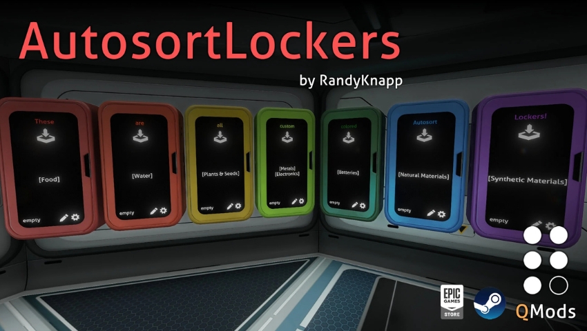 Best Subnautica Mods AutosortLockers