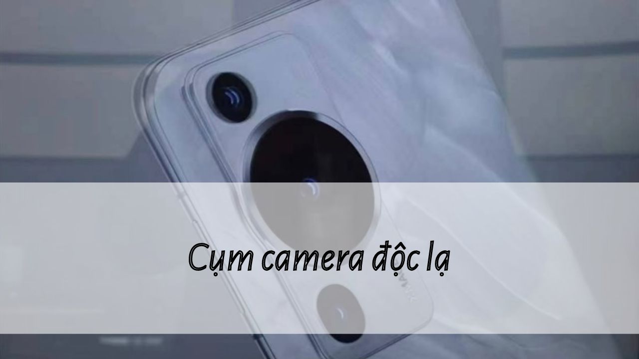 Cụm camera có thiết kế độc lạ