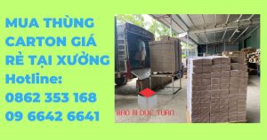 Công ty Bao Bì Đức Tuấn là địa chỉ đáng tin cậy đặt sản xuất thùng carton