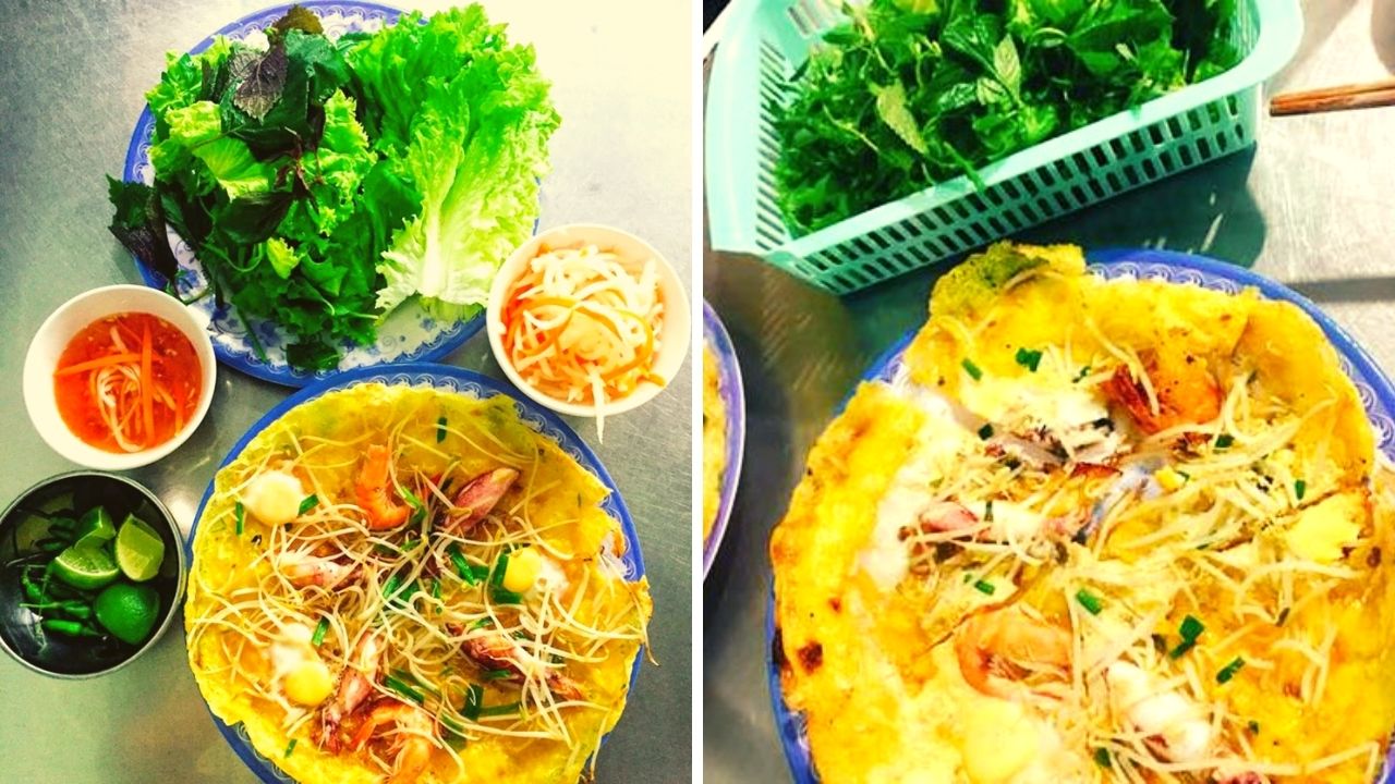 Bánh xèo hải sản Nha Trang