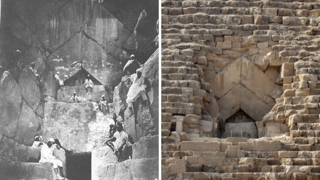 Unveiling the Enigmatic Mysteries of the Great Pyramid of Giza through an Extraordinary Snapshot