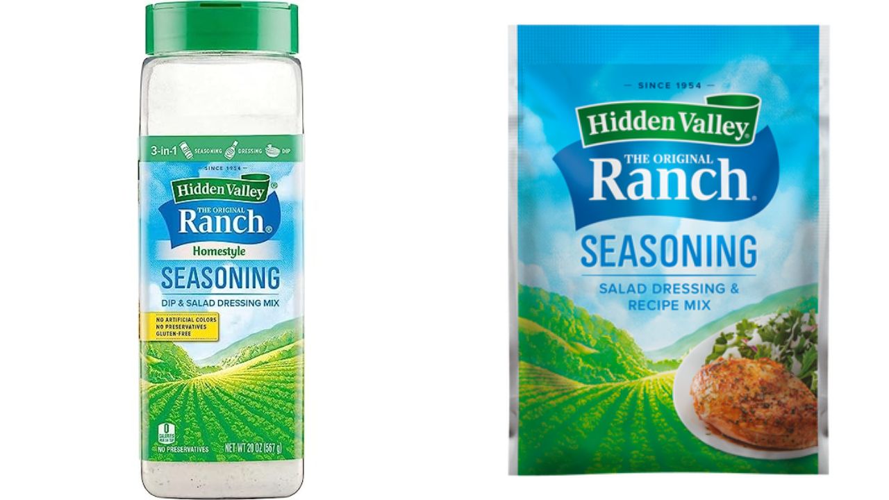 How many tablespoons are in a hidden valley ranch packet?