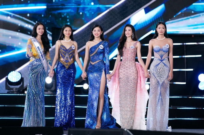 Top 5 Miss World Vietnam 2023. Ảnh: Sen Vàng